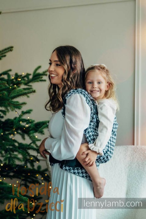 Nosidełko LennyPreschool z tkaniny żakardowej (44% bawełna, 32% jedwab, 24% wiskoza bambusowa), rozmiar preschool - PATA DE GAL
