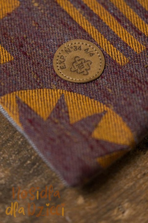 Nosidełko LennyPreschool z tkaniny żakardowej, rozmiar preschool (45% jedwab tussah, 32% bawełna czesana, 8% wełna merino, 8% k