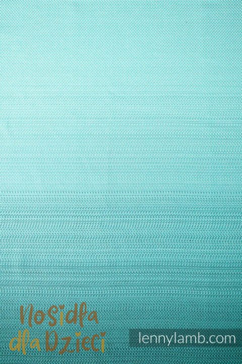 Nosidełko LennyUpGrade PRO, splot jodełkowy, 100% bawełna , rozmiar standard - MAŁA JODEŁKA OMBRE ZIELEŃ (drugi gatunek)