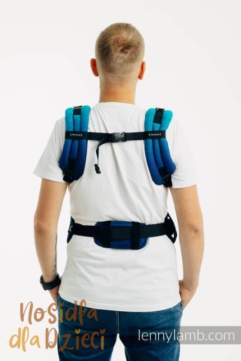 Nosidełko LennyUpGrade PRO z tkaniny skośno-krzyżowej, 100% bawełna , rozmiar standard - AIRGLOW