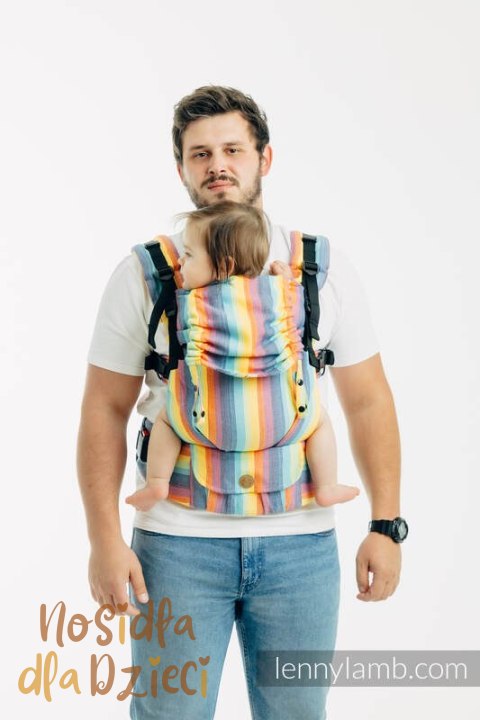 Nosidełko LennyUpGrade PRO z tkaniny skośno-krzyżowej 100% bawełna, rozmiar standard - LUNA