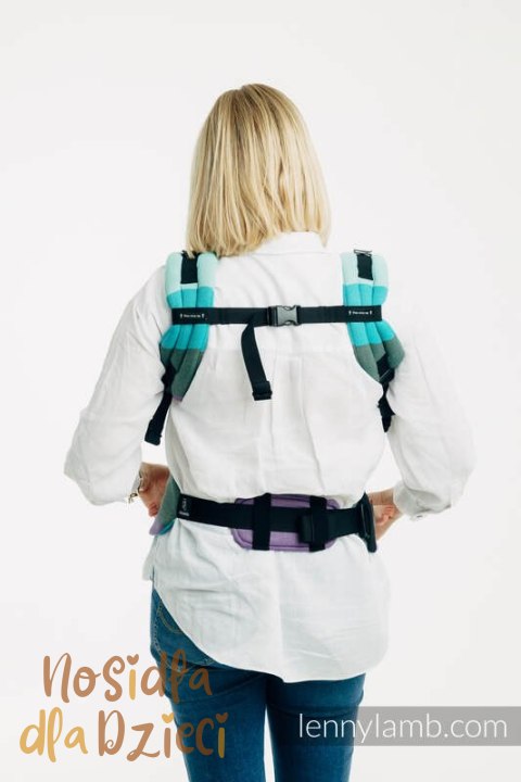 Nosidełko LennyUpGrade PRO z tkaniny skośno-krzyżowej, 100% bawełna , rozmiar standard - PASTELS