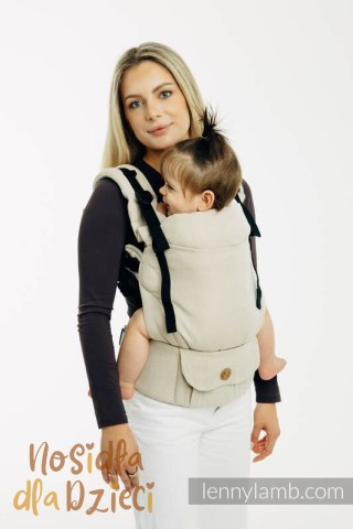 Nosidełko LennyUpGrade PRO z tkaniny skośno-krzyżowej (58% bawełna, 42% wiskoza bambusowa), rozmiar standard - TRUCK