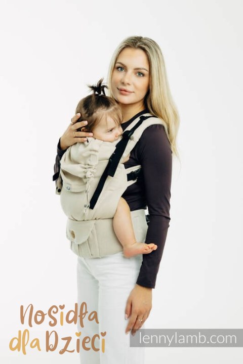 Nosidełko LennyUpGrade PRO z tkaniny skośno-krzyżowej (58% bawełna, 42% wiskoza bambusowa), rozmiar standard - TRUCK