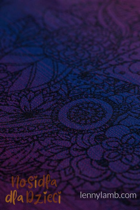 Nosidełko LennyUpGrade PRO z tkaniny żakardowej 100% bawełna , rozmiar standard - DZIKIE WINO - BOUQUET