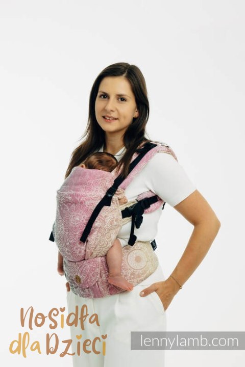 Nosidełko LennyUpGrade PRO z tkaniny żakardowej 100% bawełna , rozmiar standard - DZIKIE WINO - VINEYARD