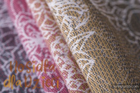 Nosidełko LennyUpGrade PRO z tkaniny żakardowej 100% bawełna , rozmiar standard - DZIKIE WINO - VINEYARD