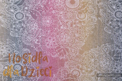 Nosidełko LennyUpGrade PRO z tkaniny żakardowej 100% bawełna , rozmiar standard - DZIKIE WINO - VINEYARD