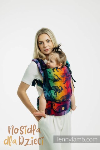 Nosidełko LennyUpGrade PRO z tkaniny żakardowej 100% bawełna , rozmiar standard - PARK JURAJSKI - NOWA ERA