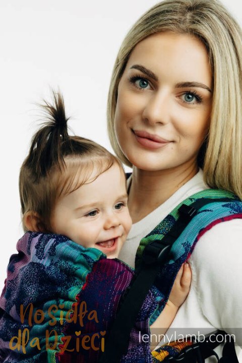 Nosidełko LennyUpGrade PRO z tkaniny żakardowej 100% bawełna , rozmiar standard - PARK JURAJSKI - NOWA ERA