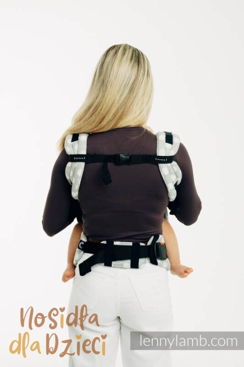 Nosidełko LennyUpGrade PRO z tkaniny żakardowej 100% bawełna , rozmiar standard - POLKA DOTS - PLOP