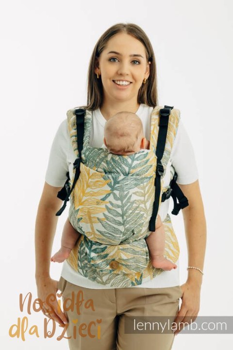 Nosidełko LennyUpGrade PRO z tkaniny żakardowej 100% bawełna , rozmiar standard - RAINFOREST - SELVA