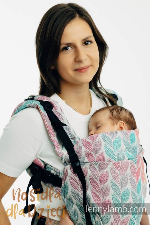 Nosidełko LennyUpGrade PRO z tkaniny żakardowej 100% bawełna , rozmiar standard - ZAPLĄTANI - PLAIT