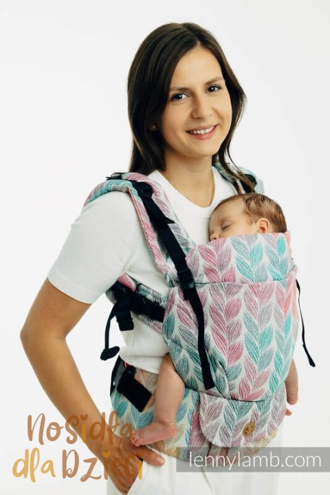 Nosidełko LennyUpGrade PRO z tkaniny żakardowej 100% bawełna , rozmiar standard - ZAPLĄTANI - PLAIT