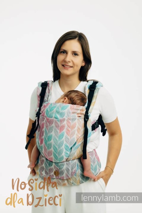 Nosidełko LennyUpGrade PRO z tkaniny żakardowej 100% bawełna , rozmiar standard - ZAPLĄTANI - PLAIT