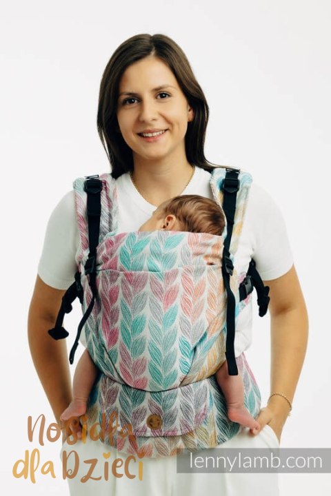 Nosidełko LennyUpGrade PRO z tkaniny żakardowej 100% bawełna , rozmiar standard - ZAPLĄTANI - PLAIT