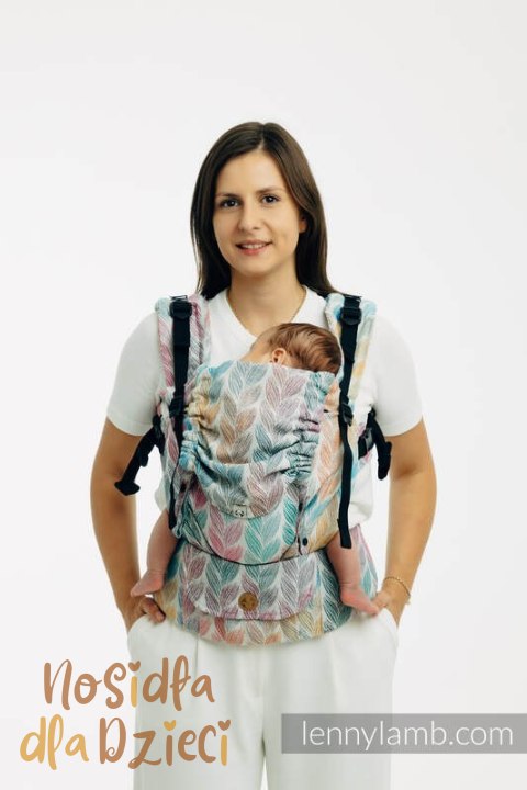 Nosidełko LennyUpGrade PRO z tkaniny żakardowej 100% bawełna , rozmiar standard - ZAPLĄTANI - PLAIT