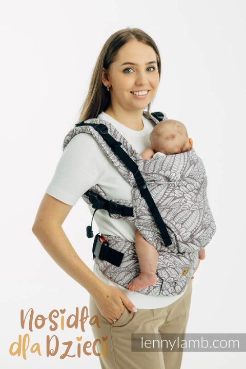 Nosidełko LennyUpGrade PRO z tkaniny żakardowej,100% wiskoza bambusowa, rozmiar standard - WOLNY DUCH - GAJUSZ