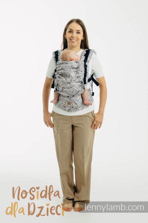 Nosidełko LennyUpGrade PRO z tkaniny żakardowej,100% wiskoza bambusowa, rozmiar standard - WOLNY DUCH - GAJUSZ