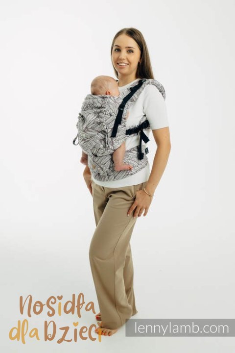 Nosidełko LennyUpGrade PRO z tkaniny żakardowej,100% wiskoza bambusowa, rozmiar standard - WOLNY DUCH - GAJUSZ
