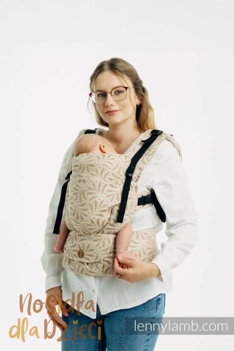 Nosidełko LennyUpGrade PRO z tkaniny żakardowej, 50% bawełna, 50% wiskoza bambusowa, rozmiar standard - INFINITY - GOLDEN HOUR