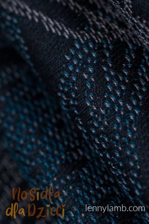 Nosidełko LennyUpGrade PRO z tkaniny żakardowej (54% bawełna, 46% TENCEL™), rozmiar standard - RAINFOREST - NOCTURNAL