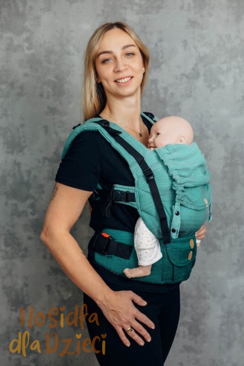 Nosidełko LennyUpGradee PRO, splot jodełkowy, 100% bawełna , rozmiar standard - EDYCJA DLA PROFESJONALISTÓW - ENTWINE