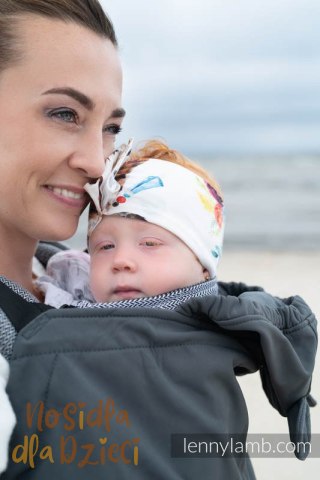 Osłonka na chustę/nosidełko - Softshell - Szara (drugi gatunek)