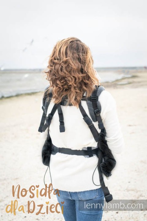 Osłonka na chustę/nosidełko - Softshell - Szara (drugi gatunek)