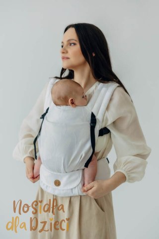 Nosidełko LennyLight z tkaniny żakardowej 100% wiskoza bambusowa, rozmiar standard -VIRIDIFLORA - MILKY WAY