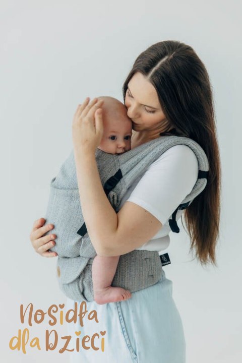 Nosidełko LennyLight z tkaniny żakardowej (54% jedwab, 46% bawełna) , rozmiar standard - LITTLE LOVE - MUNA