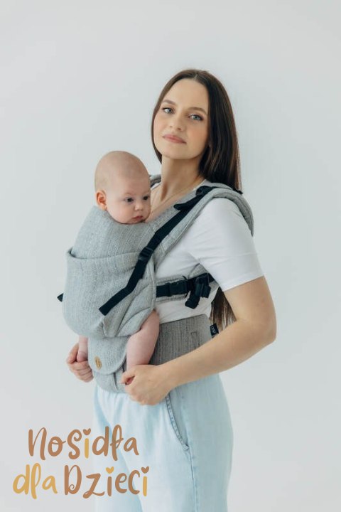 Nosidełko LennyUpGrade PRO z tkaniny żakardowej (54% jedwab, 46% bawełna) , rozmiar standard - LITTLE LOVE - MUNA