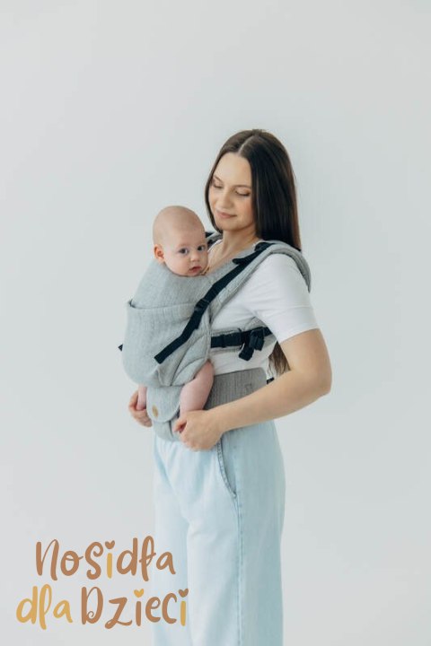 Nosidełko LennyUpGrade PRO z tkaniny żakardowej (54% jedwab, 46% bawełna) , rozmiar standard - LITTLE LOVE - MUNA