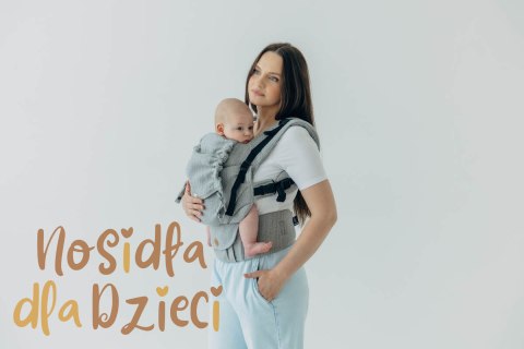 Nosidełko LennyUpGrade PRO z tkaniny żakardowej (54% jedwab, 46% bawełna) , rozmiar standard - LITTLE LOVE - MUNA