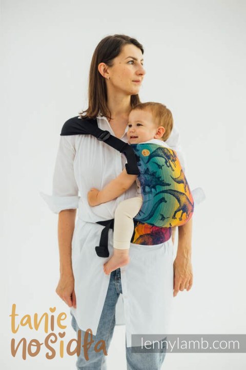Nosidełko LennyHip (1/2 Nosidełka LennyTwin) z tkaniny żakardowej 100% bawełna, rozmiar standard - PARK JURAJSKI - NOWA ERA