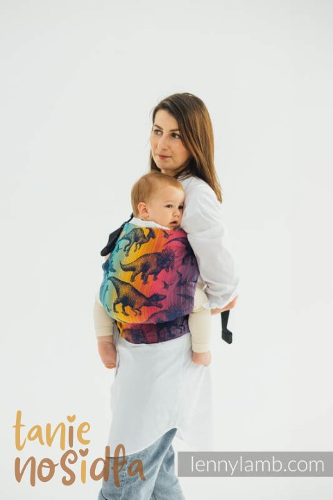 Nosidełko LennyHip (1/2 Nosidełka LennyTwin) z tkaniny żakardowej 100% bawełna, rozmiar standard - PARK JURAJSKI - NOWA ERA