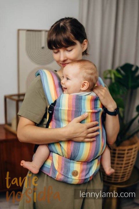 Nosidełko LennyLight z tkaniny skośno-krzyżowej, 100% bawełna , rozmiar standard - LUNA