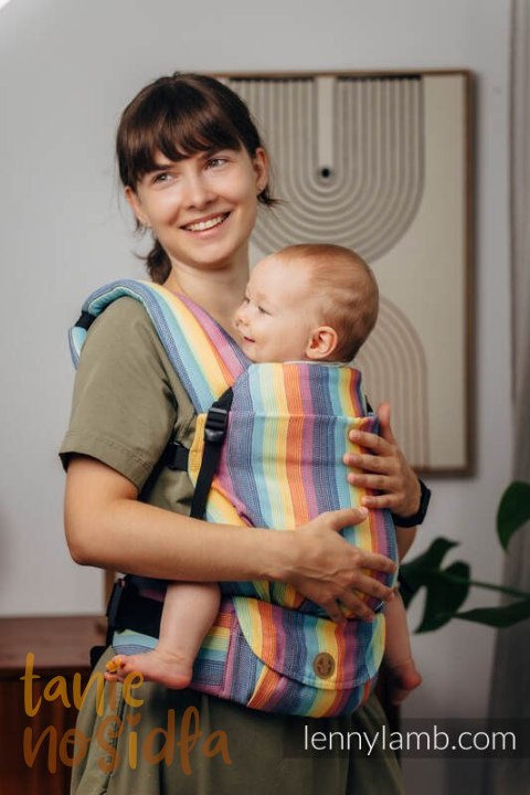 Nosidełko LennyLight z tkaniny skośno-krzyżowej, 100% bawełna , rozmiar standard - LUNA