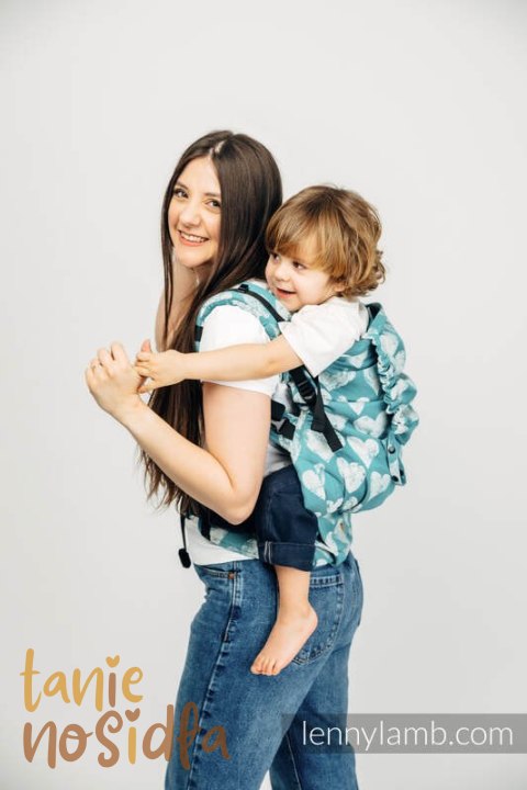 Nosidełko LennyPreschool z tkaniny żakardowej 100% bawełna, rozmiar preschool - LOVKA PETITE - BOUNDLESS