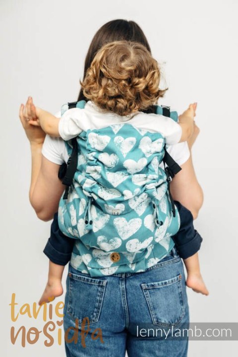 Nosidełko LennyPreschool z tkaniny żakardowej 100% bawełna, rozmiar preschool - LOVKA PETITE - BOUNDLESS