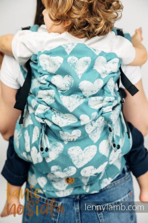 Nosidełko LennyPreschool z tkaniny żakardowej 100% bawełna, rozmiar preschool - LOVKA PETITE - BOUNDLESS