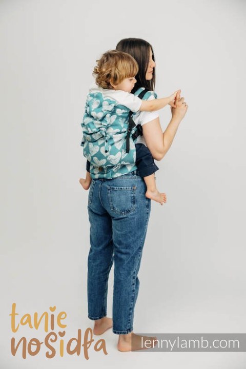 Nosidełko LennyPreschool z tkaniny żakardowej 100% bawełna, rozmiar preschool - LOVKA PETITE - BOUNDLESS