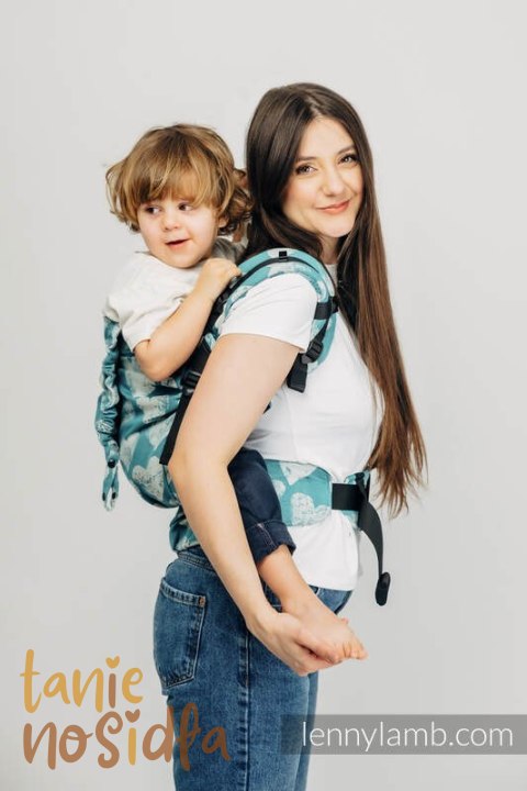 Nosidełko LennyPreschool z tkaniny żakardowej 100% bawełna, rozmiar preschool - LOVKA PETITE - BOUNDLESS