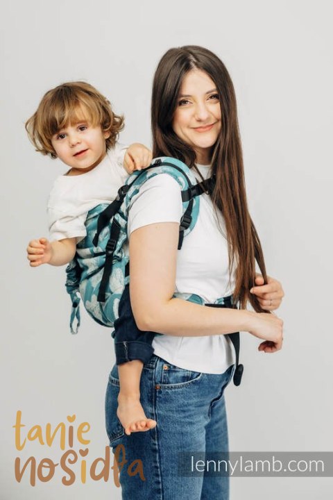 Nosidełko LennyPreschool z tkaniny żakardowej 100% bawełna, rozmiar preschool - LOVKA PETITE - BOUNDLESS