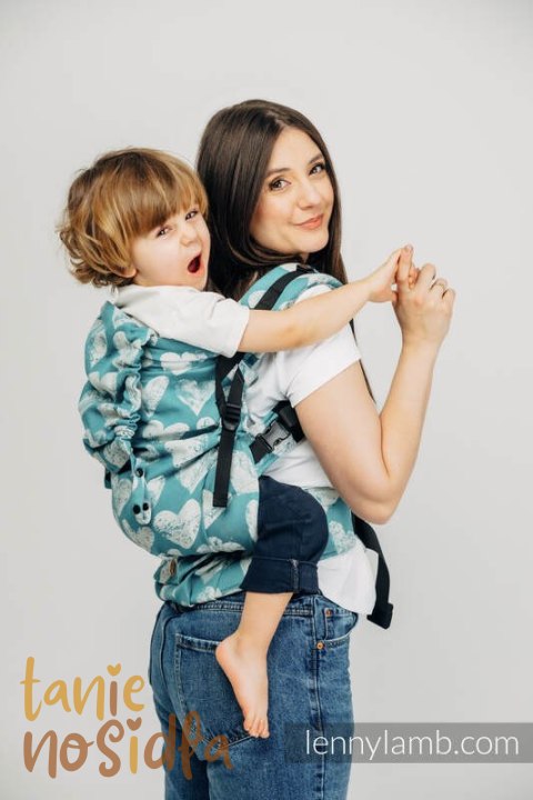 Nosidełko LennyPreschool z tkaniny żakardowej 100% bawełna, rozmiar preschool - LOVKA PETITE - BOUNDLESS